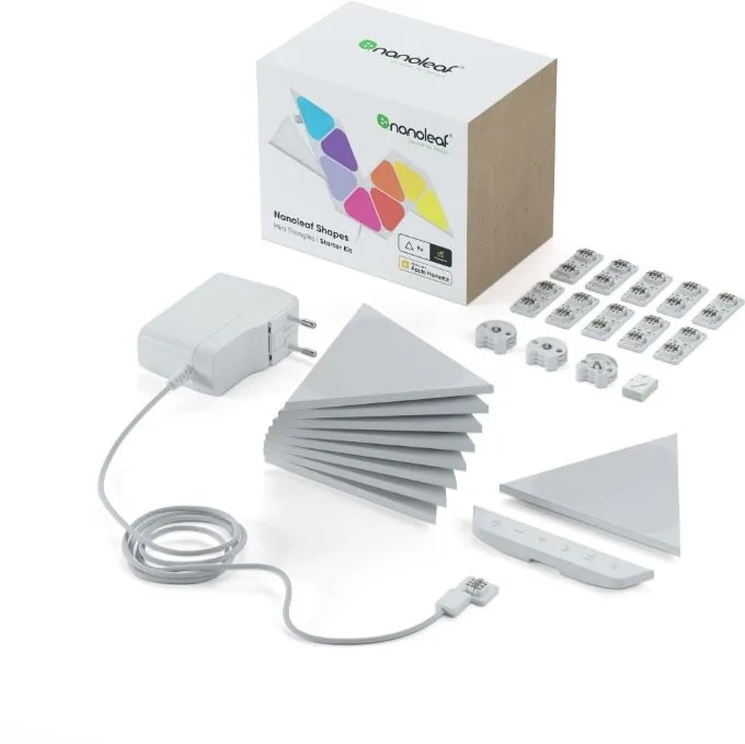 LED svetlo Nanoleaf Shapes Triangles Mini Starter Kit 9 Pack