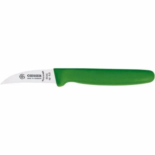 Kuchynský nôž Giesser Messer nôž na zeleninu 6 cm zelený