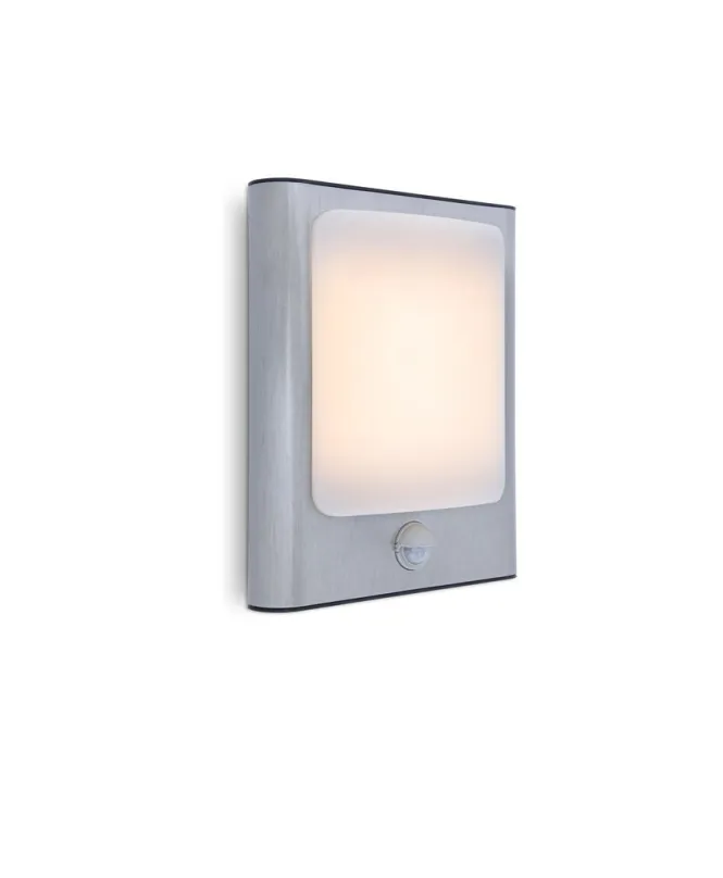 Lutec 5033002001 LED záhradná nástenná lampa so senzorom pohybu Face 1x13W | 800lm | 3000K | IP44