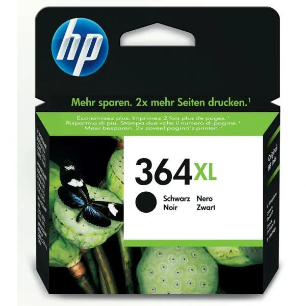 HP ink CN684EE, HP 364XL, čierna, blister, 550 strán, 18ml, HP Photosmart e-All-in-One, Premium, Plus, C5380