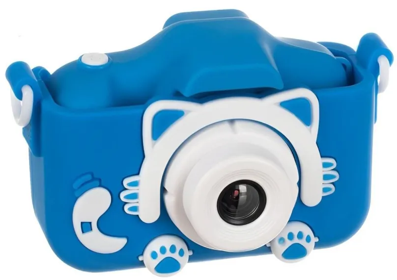 Detský fotoaparát MG X5S Cat detský fotoaparát, 32 GB karta, modrý