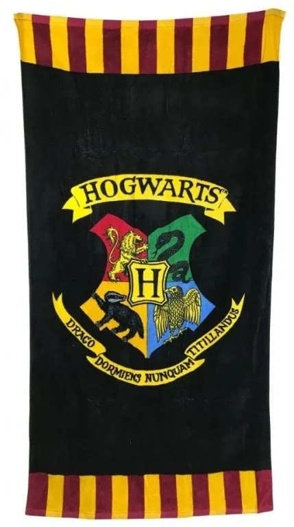 Osuška Harry Potter - Hogwarts - osuška, klasická, materiál bavlna, motív filmy, rozmery 7