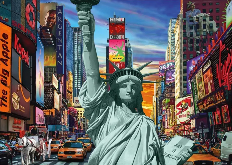 Puzzle Jumbo Puzzle Mesto New York 1000 dielikov