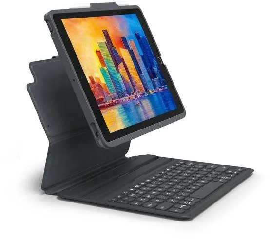 Klávesnica ZAGG Pro Keys klávesnica pre Apple iPad 10,2“ – čierna – česká