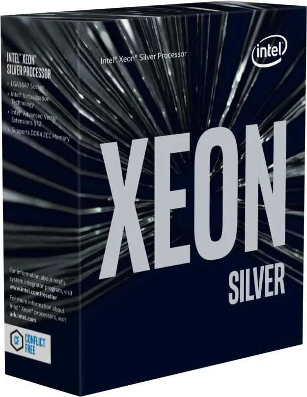 Procesor Intel Xeon Silver 4214R, 12 jadrový, 24 vlákien, 2,4 GHz (TDP 100W), Boost 3,5 GH