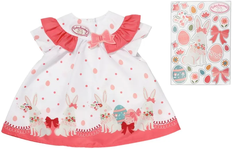 Oblečenie pre bábiky Baby Annabell Veľkonočné vajíčko s oblečením, 43 cm