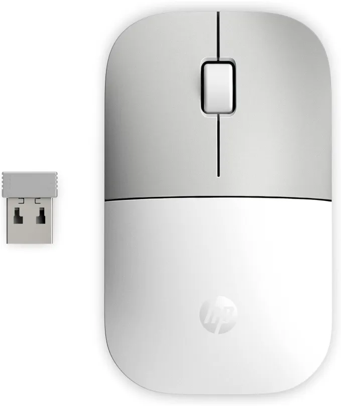 Myš HP Wireless Mouse Z3700 Ceramic, bezdrôtová, optická, symetrická, pripojenie cez bezd