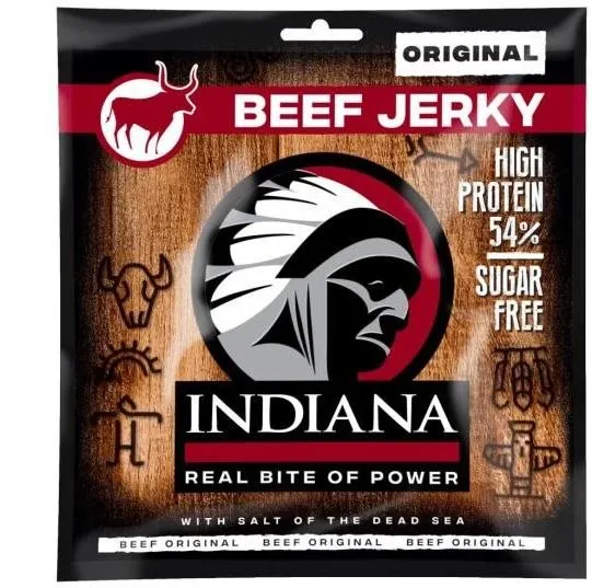 Sušené mäso Indiana Jerky beef Original 60g