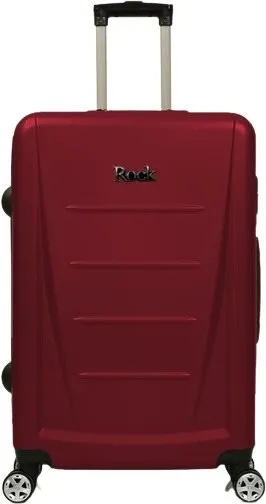 Cestovný kufor Rock TR-0229-M ABS - červená