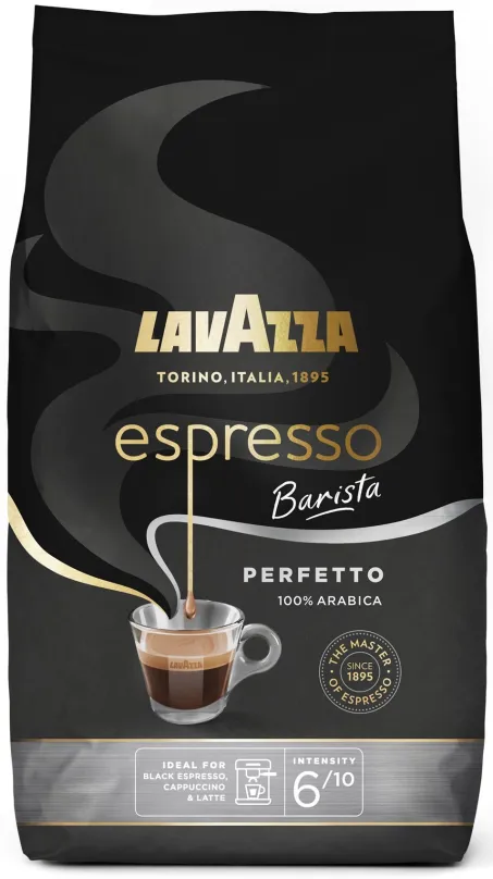 Káva Lavazza Espresso Barista Perfetto, zrnková káva, 1000g, zrnková, 100% arabica, pôv