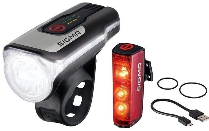 Svetlo na bicykel Sigma Aura 80 USB + Blaze
