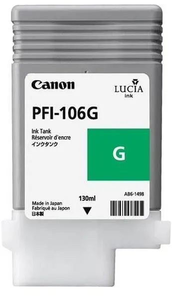 Cartridge Canon PFI-106g zelená
