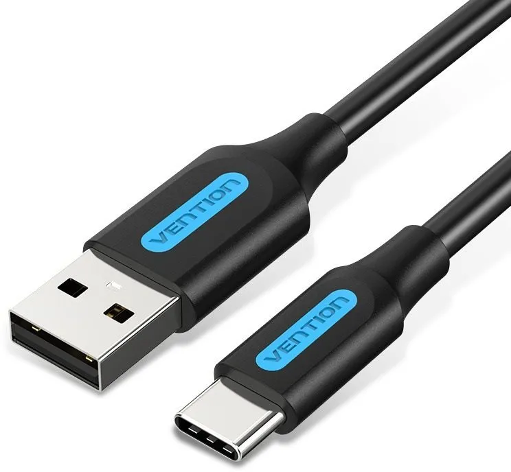 Dátový kábel Vention Type-C (USB-C) <-> USB 2.0 Charge & Data Cable 0.5m Black