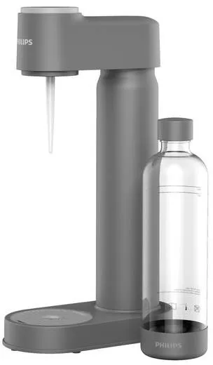 Výrobník sódy Philips Lite ADD4901GR, s CO2 bombičkou, sivá