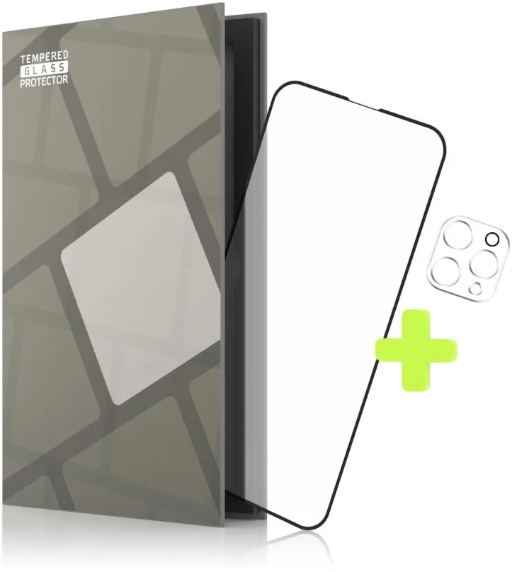 Ochranné sklo Tempered Glass Protector rámčekové pre iPhone 13 Pro Max + sklo na kameru (Case Friendly)