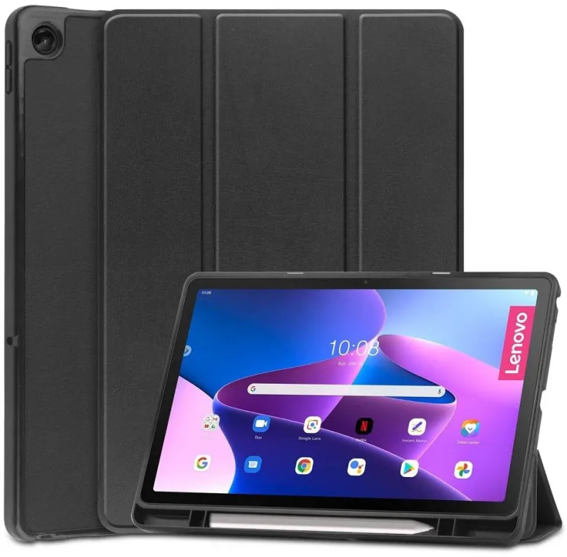 Púzdro na tablet Tech-Protect SC Pen púzdro na Lenovo Tab M10 Plus 10.6'' 3rd Gen, čierne