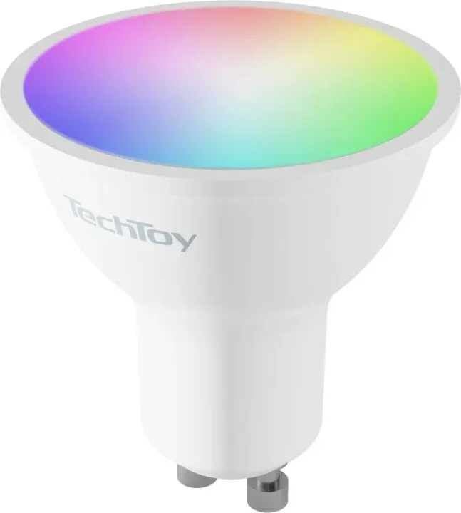 LED žiarovka TechToy Smart Bulb RGB 4.7W GU10 ZigBee