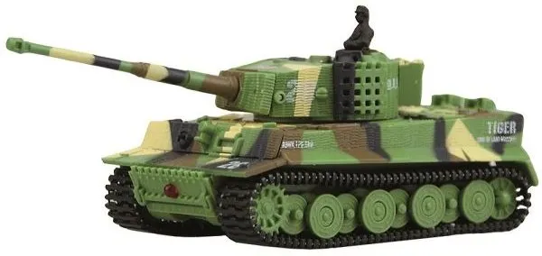 RC tank RC German Tiger, s dobou prevádzky 10 min, zvukové efekty, vhodný od 8 rokov, v ba