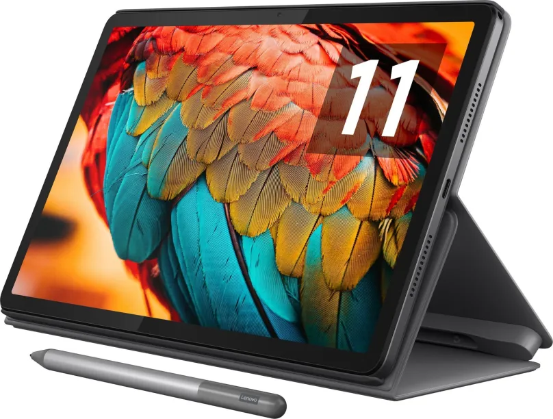 Tablet Lenovo Tab M11 LTE 8GB + 128GB Luna Grey + aktívny stylus Lenovo + Folio Case