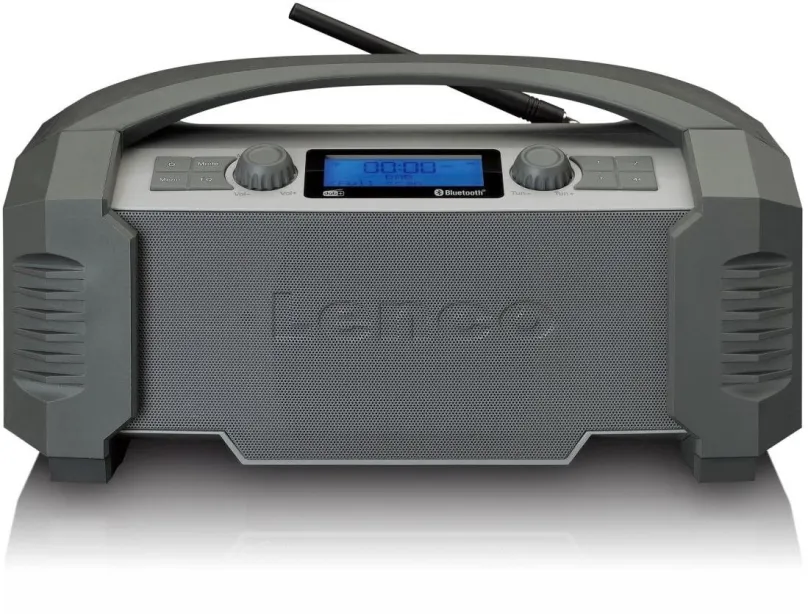 Rádio Lenco ODR-150GY, prenosné, DAB+, FM a RDS tuner, 80 predvolieb, výkon 15 W, vstup Ja