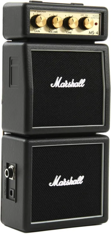 Kombo Marshall MS-4, gitarové, tranzistorové, akustické, výkon 1 W, 2 kanály, stredobasový