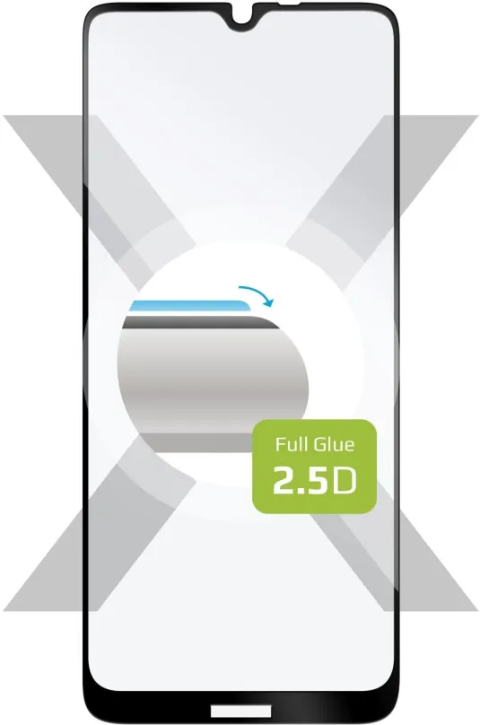 Ochranné sklo FIXED FullGlue-Cover pre Nokia G20 čierne