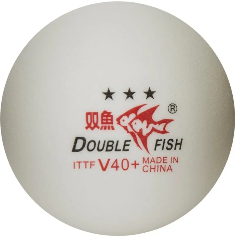 Loptičky na stolný tenis Doublefish 40+3-stars