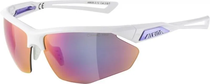 Cyklistické okuliare Alpina NYLOS HR white-purple