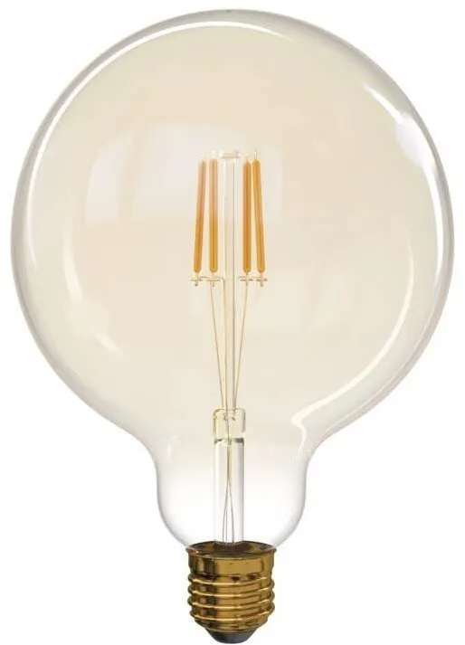 LED žiarovka EMOS LED žiarovka Vintage G125 4W E27 teplá biela+