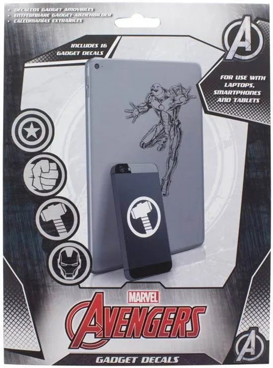 Samolepiace štítky MARVEL Avengers - obtlačky