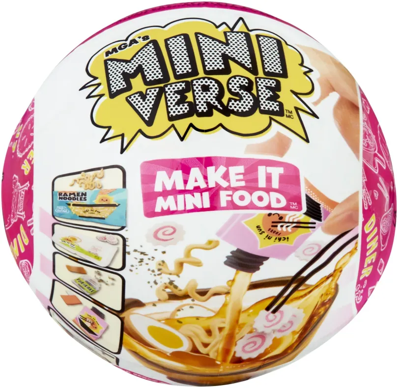 Vyrábanie pre deti MGA Miniverse Mini Food Občerstvenie séria 2