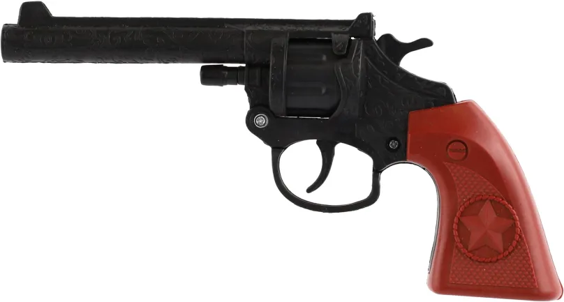 Detská pištoľ Teddies Revolver na kapsule 8 rán 20 cm