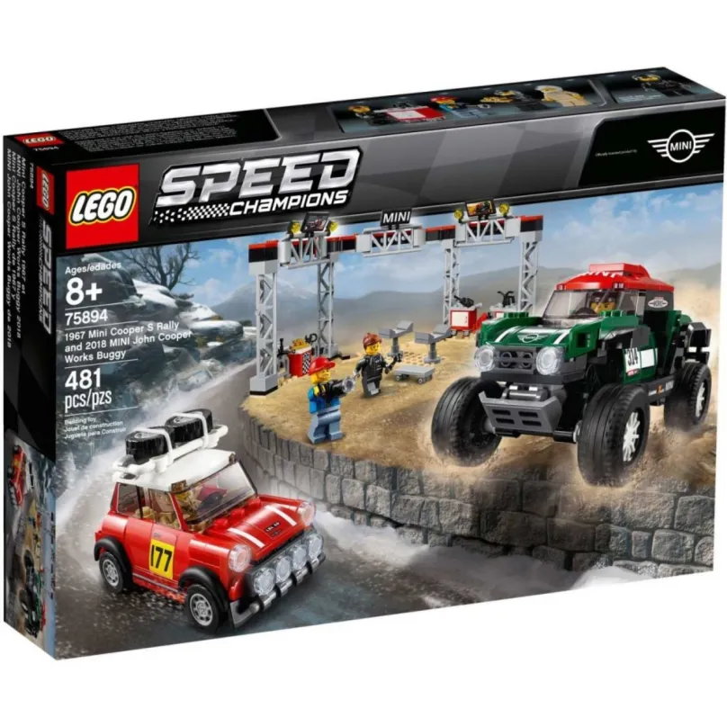 LEGO stavebnica LEGO Speed Champions 75894 1967 Mini Cooper S Rally a 2018 MINI John Coope