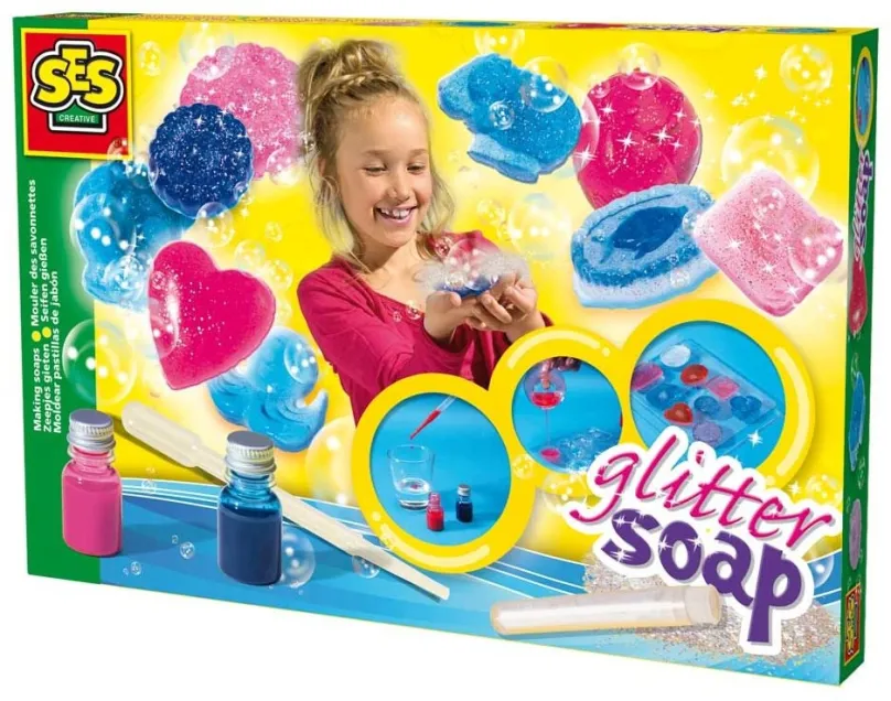 Vyrábanie pre deti SES Výroba farebných mydiel