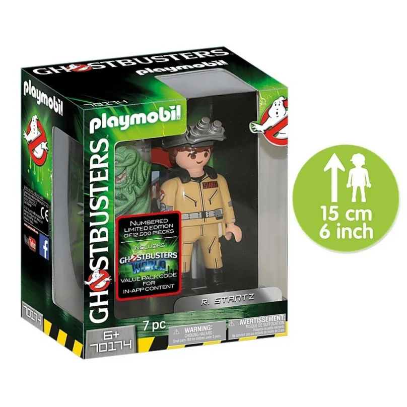 Playmobil 70174 Ghostbusters zberateľská figúrka R. Stantz 15cm
