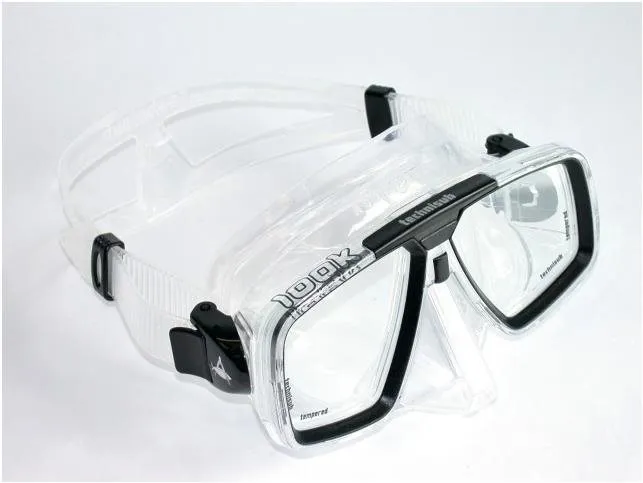 Potápačské okuliare Technisub LOOK, transparentná/čierna