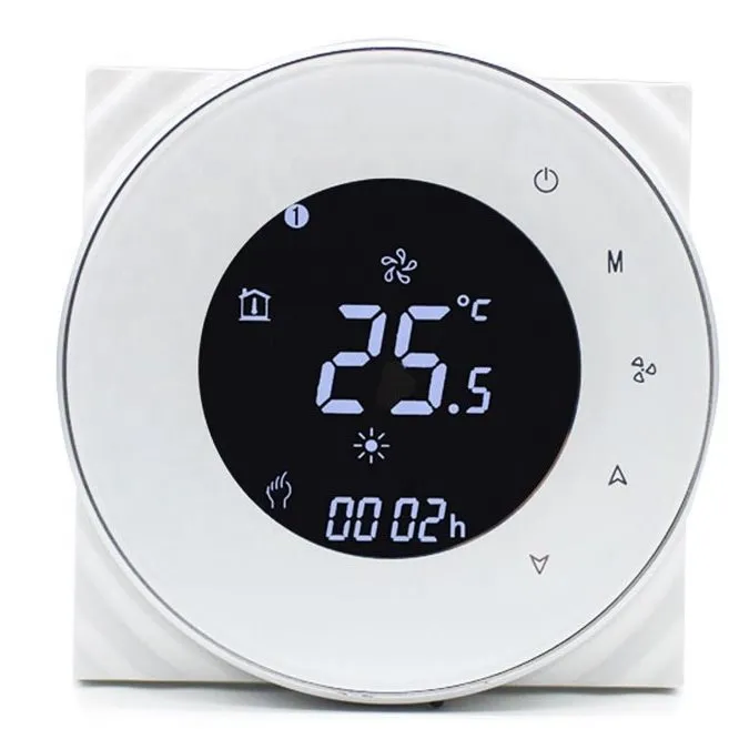 Chytrý termostat iQtech SmartLife GALW-W, WiFi termostat pre kotly s potenciálovým spínaním, biely