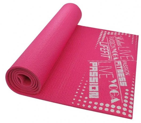 Podložka na cvičenie Lifefit Slimfit Plus gymnastická svetlo ružová