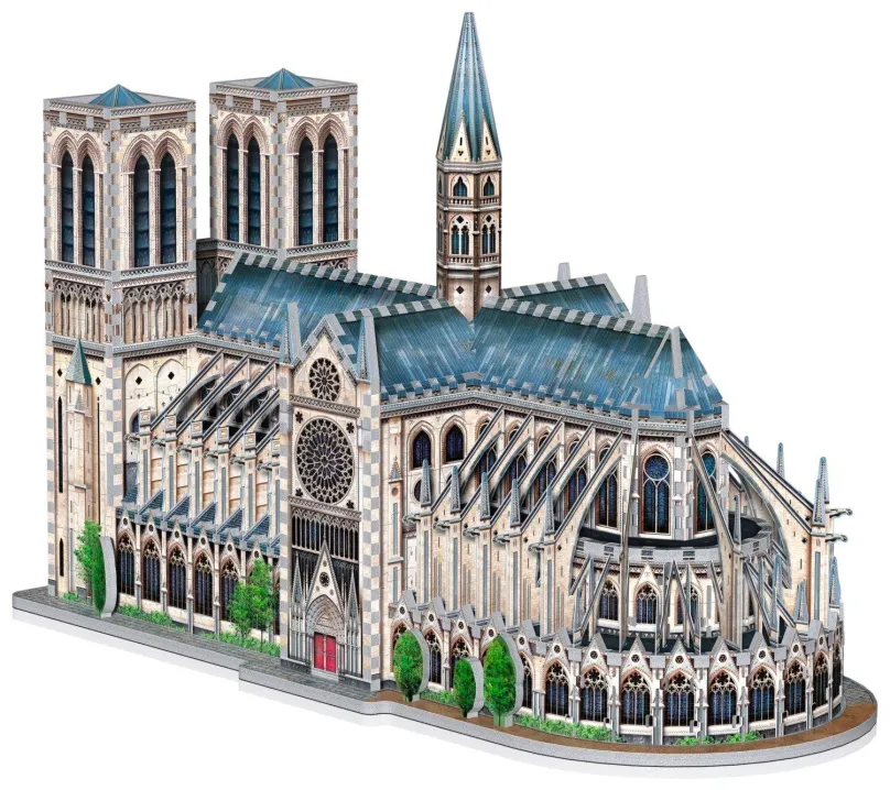 3D puzzle Wrebbit 3D puzzle Katedrála Notre-Dame 830 dielikov