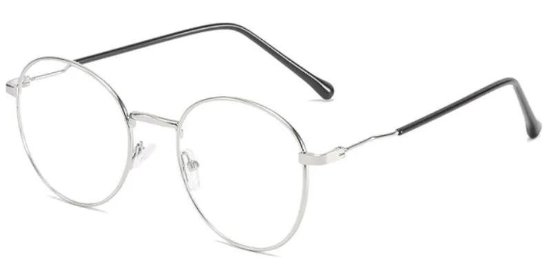 Okuliare na počítač VeyRey okuliare blokujúce modré svetlo oválne Deug strieborné