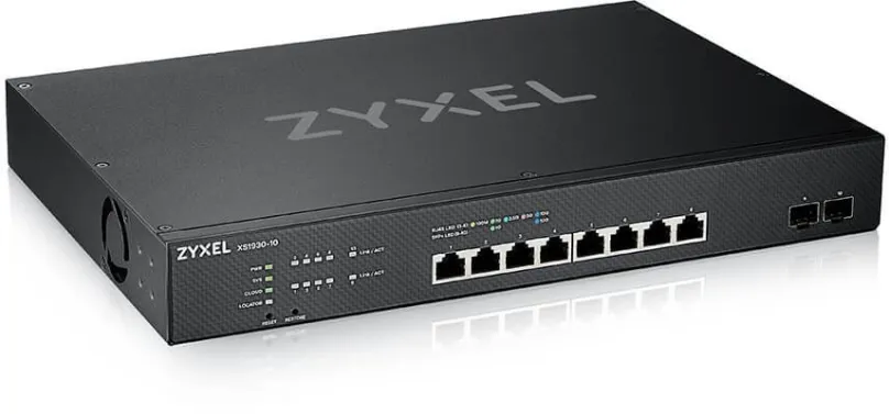 Switch ZyXEL XS1930-10, do racku, 8x RJ-45, 2x SFP+, prenosová rýchlosť LAN portov 10 Gbit