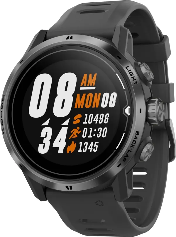 Chytré hodinky Coros APEX Pre Premium Multisport GPS Watch Black, pre mužov aj ženy, LCD d