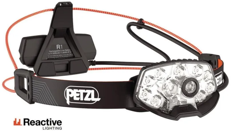 Čelovka Petzl Nao RL, so svetelným výkonom 1500 lm, dosvit 200 m, 10 × LED dióda, maximáln