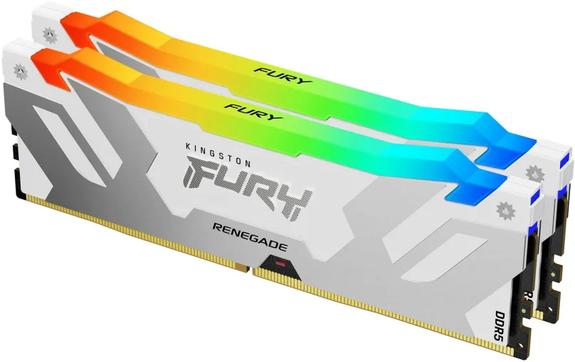 Operačná pamäť Kingston FURY 64GB KIT DDR5 6000MHz CL32 Renegade White RGB XMP