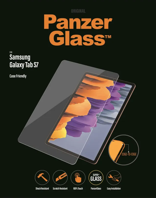 Ochranné sklo PanzerGlass Edge-to-Edge pre Samsung Galaxy Tab S7 11 "číre
