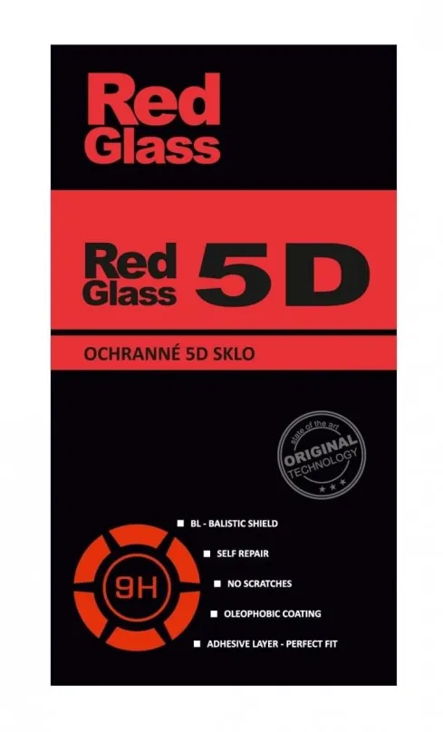 Ochranné sklo RedGlass Tvrdené sklo iPhone XS Max 5D čierne 105307