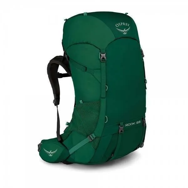 Turistický batoh Osprey ROOK 65 mallard green, rozmery 74 × 42 × 36 cm, hmotnosť 1,6 kg,