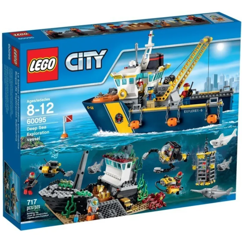 LEGO® CITY 60095 Plavidlo pre hlbinný morský výskum