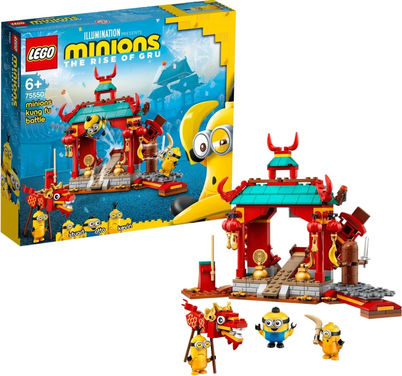 LEGO stavebnica LEGO® Minions 75550 Mimoňský kung-fu súboj