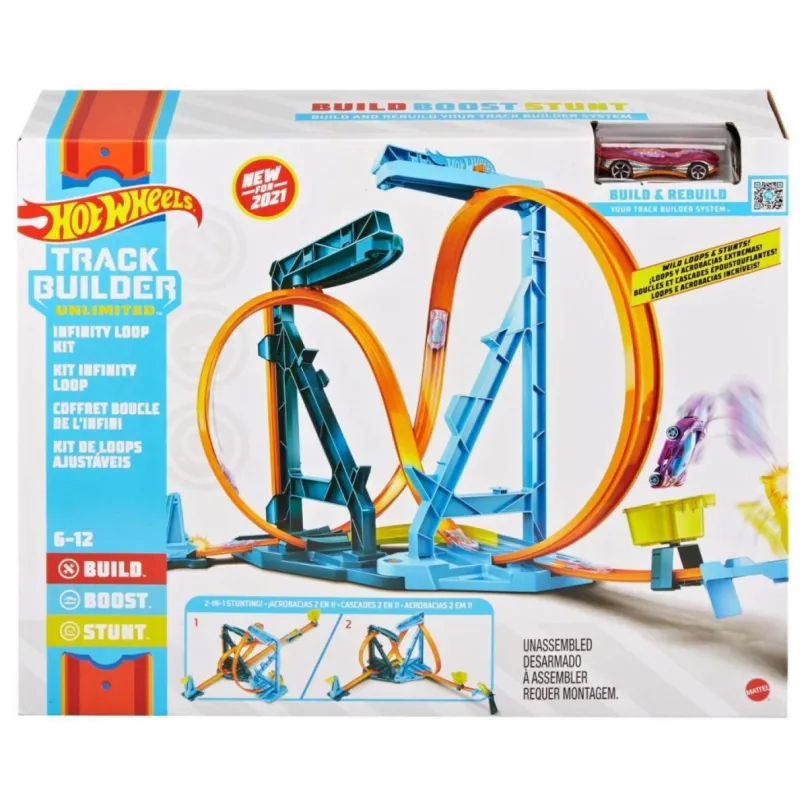 Hot Wheels Track Builder Nekonečná slučka, Mattel GVG10